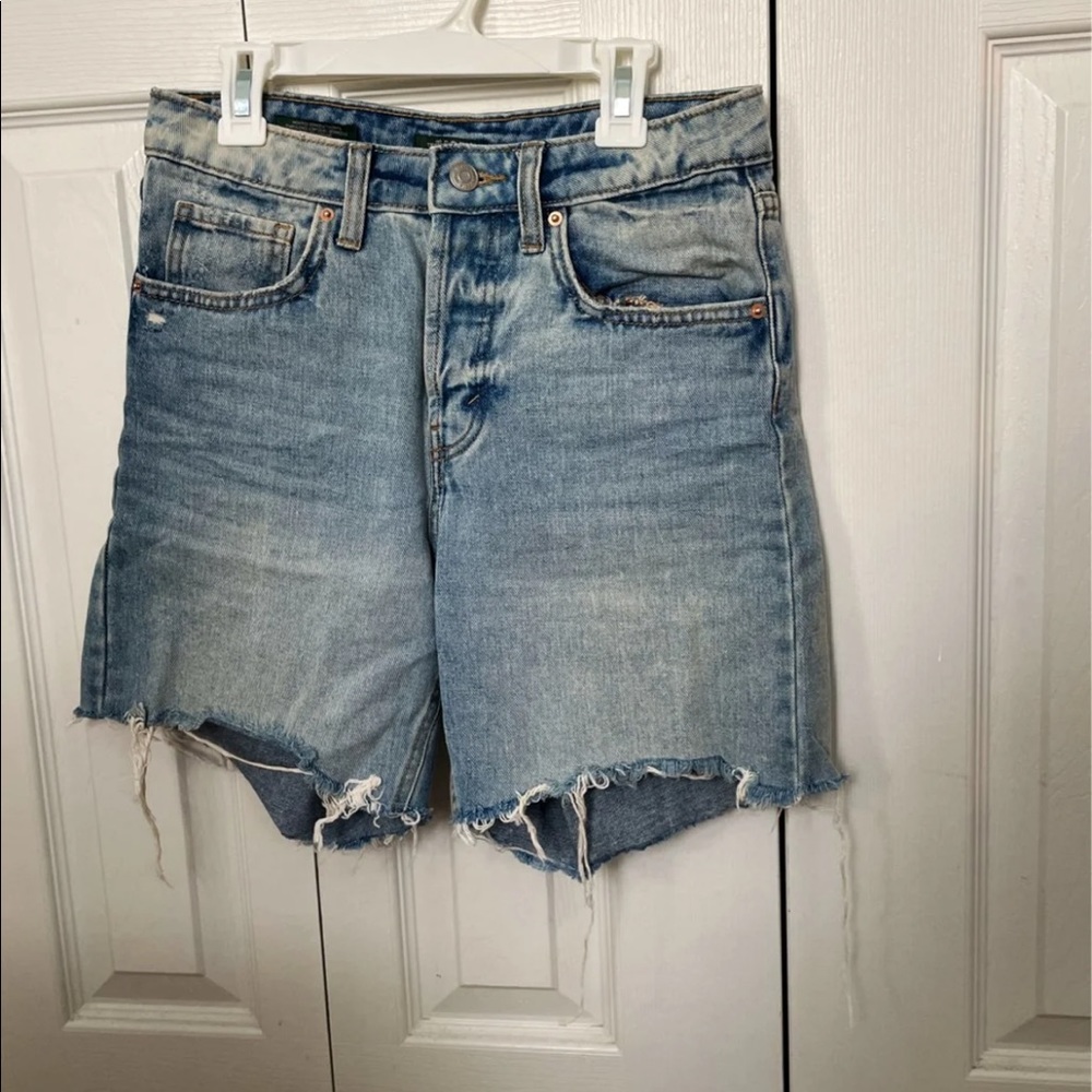 Light Wash Jean Shorts